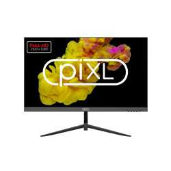 piXL PX24IVHFPD 24 Inch Frameless Monitor, Widescreen IPS LCD Panel, 5ms Response Time, 100Hz Refresh Rate, Full HD 1920 x 1080,