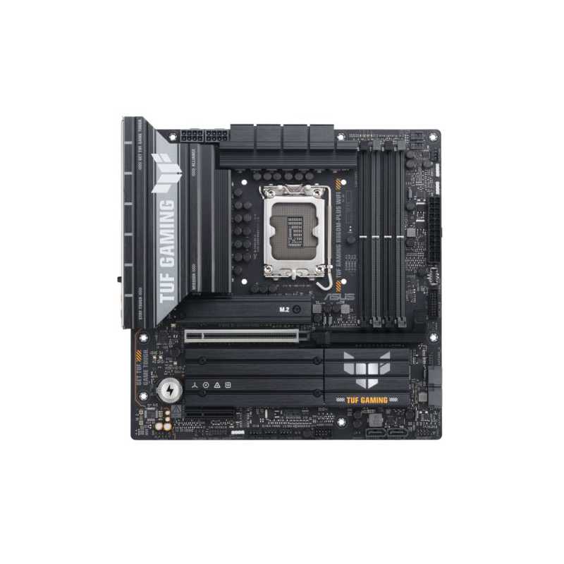 Asus TUF GAMING B860M-PLUS WIFI, Intel B860, 1851, Micro ATX, 4 DDR5, HDMI, DP, USB 20Gbps, Wi-Fi 7, 2.5G LAN, 3x M.2