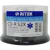 Ritek Medical Pro 50PK CD-R 52X 700MB/80Min (Directive 93/44/EEC and DICOM Compliance)