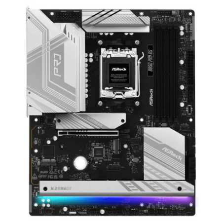 Asrock B850 PRO RS, AMD B850, AM5,  ATX, 4 DDR5, HDMI, USB-C (DP-alt), 2.5G LAN, RGB, 4x M.2