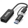 Plugable USBC-E2500 USB-A/USB-C to 2.5GbE Gigabit Ethernet Adapter