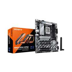 Gigabyte B860 DS3H WIFI6E Intel 1851 Socket Motherboard, ATX, 4x DDR5 Slots, 2x M.2 Sockets, 2x USB-C Port, 2.5GbE LAN, Wi-Fi 6E