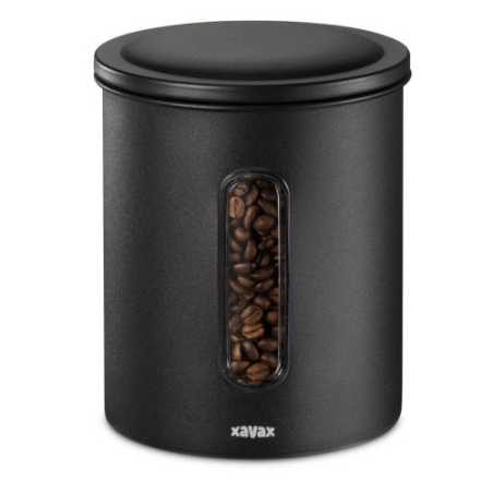 Hama Xavax Coffee Tin for 500g of Beans or 700g of Powder, Airtight, Aroma-tight