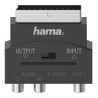 Hama Video Adapter - Scart Male to S-VHS Socket / 3x RCA Sockets, IN/OUT Switch