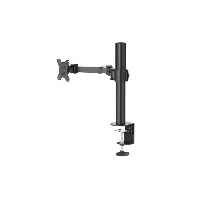 Hama Full-Motion Single Monitor Arm, 13-35" Monitors, Height-Adjustable, Swivel/Tilt, Pull-Out, Clamp