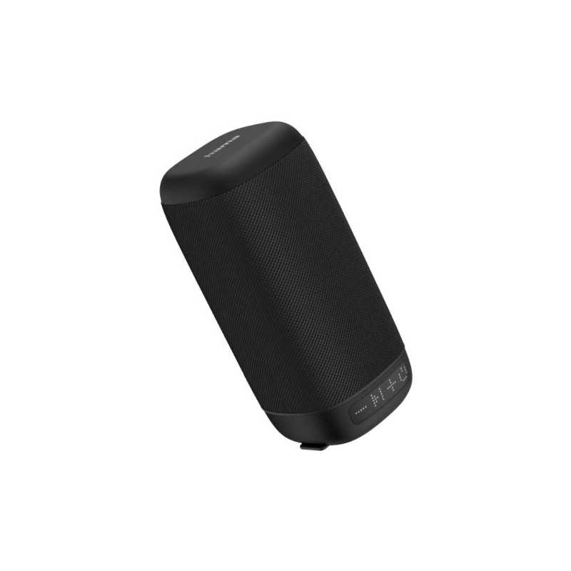 Hama Tube 3.0 Bluetooth/3.5mm Jack 3W Portable Loudspeaker, 600mAh Battery, Hanger, Black