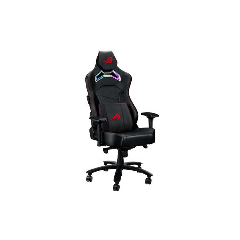 Asus ROG Chariot X (Wide) RGB Gaming Chair, Racing-Car Style, Premium PU Leather, Memory-Foam Lumbar, 4D Armrests, 155° Recline