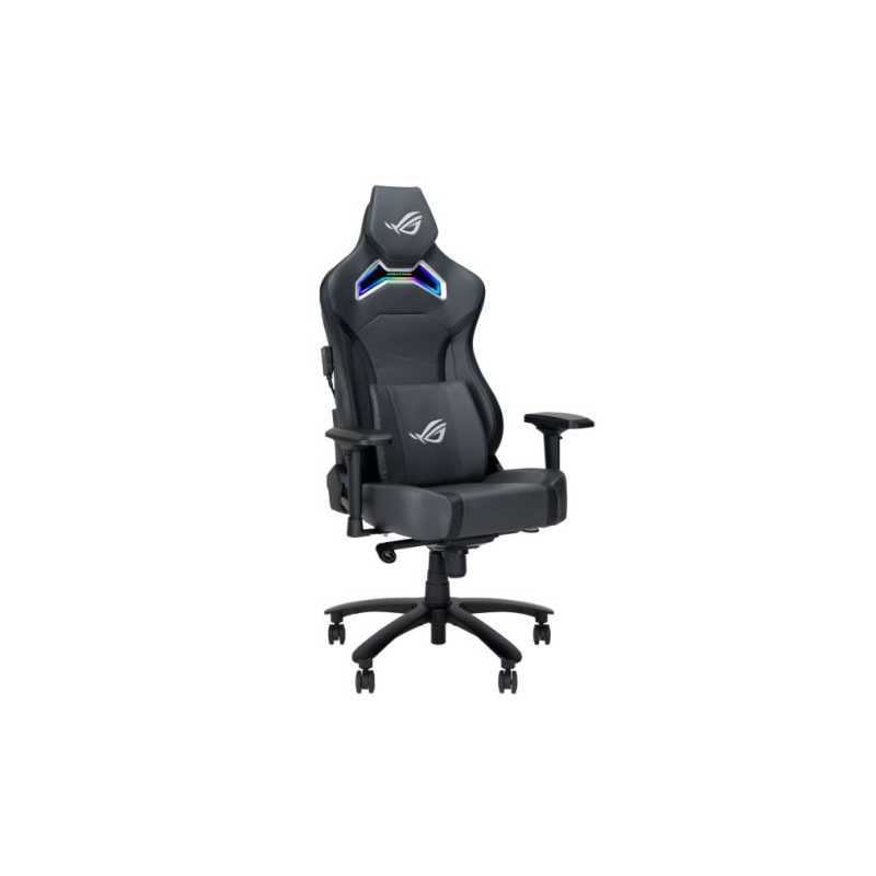 Asus ROG Chariot X (Wide) RGB Gaming Chair, Racing-Car Style, Premium PU Leather, Memory-Foam Lumbar, 4D Armrests, 155° Recline