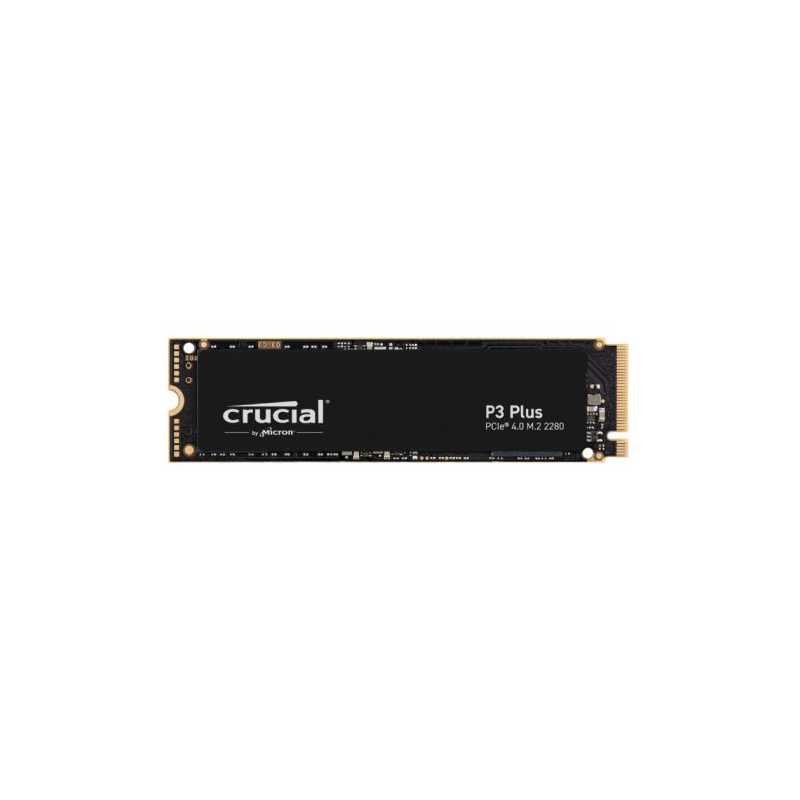 Crucial 1TB P3 Plus M.2 NVMe Gen4 SSD, M.2 2280, PCIe 4.0 x4, 3D NAND, R/W 5000/3600 MB/s