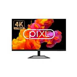 piXL CM32F44K 32 Inch 4K Monitor, Widescreen IPS LCD Panel, 3840 x 2160, 5ms Response Time, 60Hz Refresh, Display Port / HDMI, 1