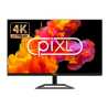 piXL CM32F44K 32 Inch 4K Monitor, Widescreen IPS LCD Panel, 3840 x 2160, 5ms Response Time, 60Hz Refresh, Display Port / HDMI, 1