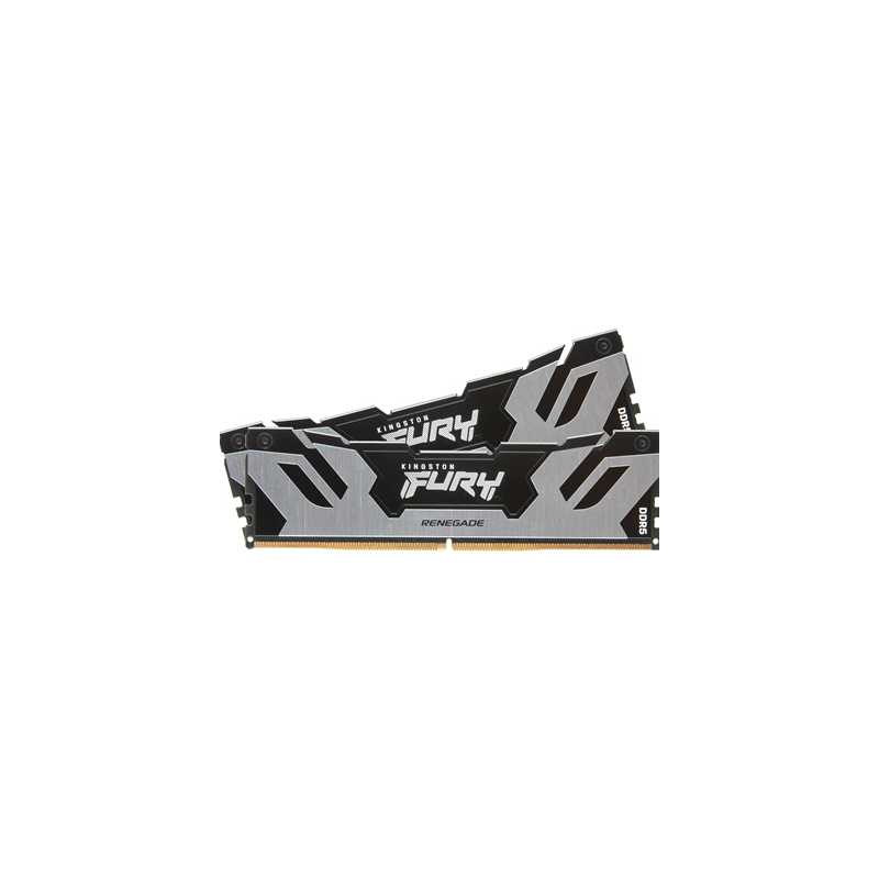 Kingston FURY Renegade KF560C32RSK2-96, 96GB (2x48GB) System Memory, DDR 5, 6000MHz, Silver, 1.35V, CL32, non-ECC Unbuffered