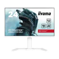 iiyama G-MASTER GB2470HSU-W6 Red Eagle 23.8 inch IPS Monitor, Full HD, 0.2ms, HDMI, DisplayPort, USB Hub, Freesync, 180Hz, Speak