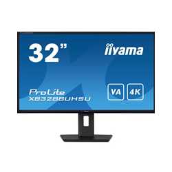 iiyama PROLITE XB3288UHSU-B5 32 Inch 4K Monitor, IPS, 3ms, 60hz, FreeSync, HDMIx2, Display Port, USB Hub, PIP, Speakers, Int PSU