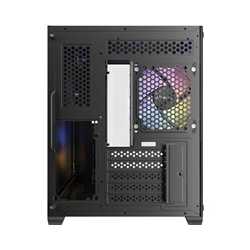 Antec CX600M ARGB Mini-Tower PC Gaming Case, 270 Full-View Tempered Glass, 3x 120mm ARGB LED Fans, USB 3.0, Dust Filters, Tool-F