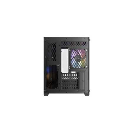 Antec CX600M ARGB Mini-Tower PC Gaming Case, 270 Full-View Tempered Glass, 3x 120mm ARGB LED Fans, USB 3.0, Dust Filters, Tool-F