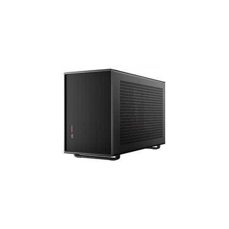 Antec Performance 1M Black Mini-ITX Gaming Case with Aluminum Finish, PCIe 4.0 Riser Cable, USB 3.2 Gen2 Type-C, Supports Up to 