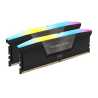 Corsair Vengeance RGB 32GB Kit (2 x 16GB), DDR5, 6000MHz, CL30, 1.4V, XMP 3.0, PMIC, Black, DIMM Memory