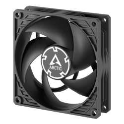 Arctic P9 PWM PST 9.2cm Case Fan w/ Cable Splitter, Pressure Optimised, Black, Fluid Dynamic, 200-3000 RPM, 0dB Mode