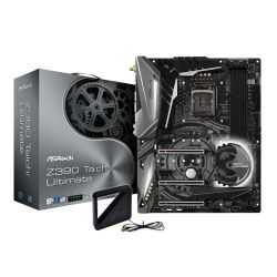 Asrock Z390 TAICHI ULTIMATE, Intel Z390, 1151, ATX, XFire/SLI, HDMI, DP, Triple LAN (1 x 10GB), Wi-Fi, RGB Lighting