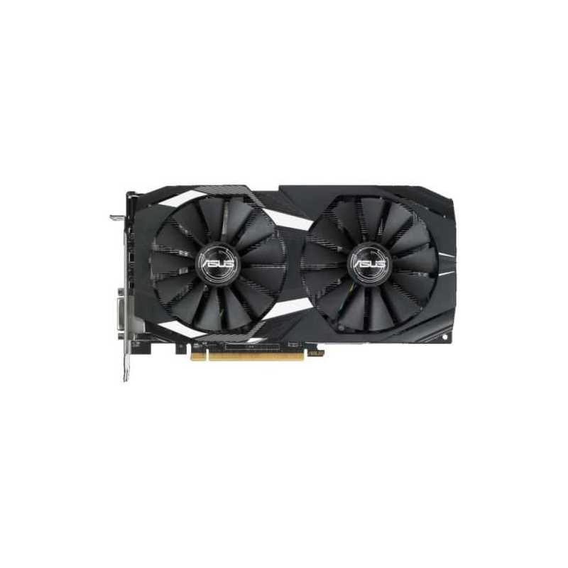 Asus Radeon RX580 DUAL OC, 4GB DDR5, DVI, 2 HDMI, 2 DP, 1380MHz Clock, 0dB Tech