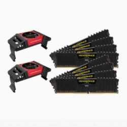 Corsair Vengeance LPX 128GB Memory Kit (8 x 16GB) with Vengeance Airflow Coolers, DDR4, 2400MHz (PC4-19200), CL14, XMP 2.0