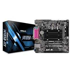 Asrock J4105B-ITX, Integrated Intel Quad-Core J4105, Mini ITX, DDR4 SODIMM, VGA, HDMI, Serial & Parallel Port