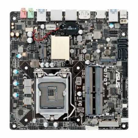 Asus Q170T, Intel Q170, 1151, Thin Mini ITX, DDR4 SODIMM, M.2, Dual GB LAN, HDMI, DP, DC Power